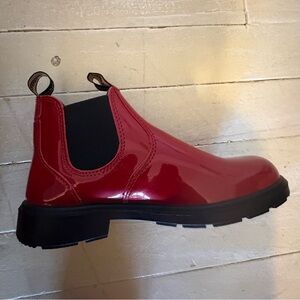 Blundstone Kids Red Patent Elastic Sided Boot
